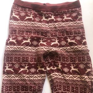Forever 21 Christmas themed leggings size M